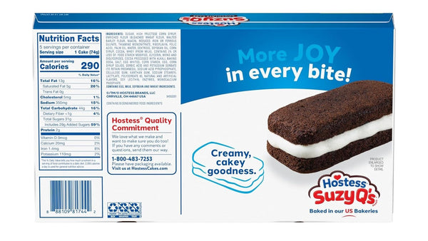 Hostess Suzy Q's Chocolate Cake